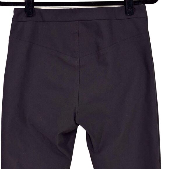 MM Lafleur Foster Cigarette Pants Black Side Zip Power Stretch Size 8 Office - Picture 5 of 11